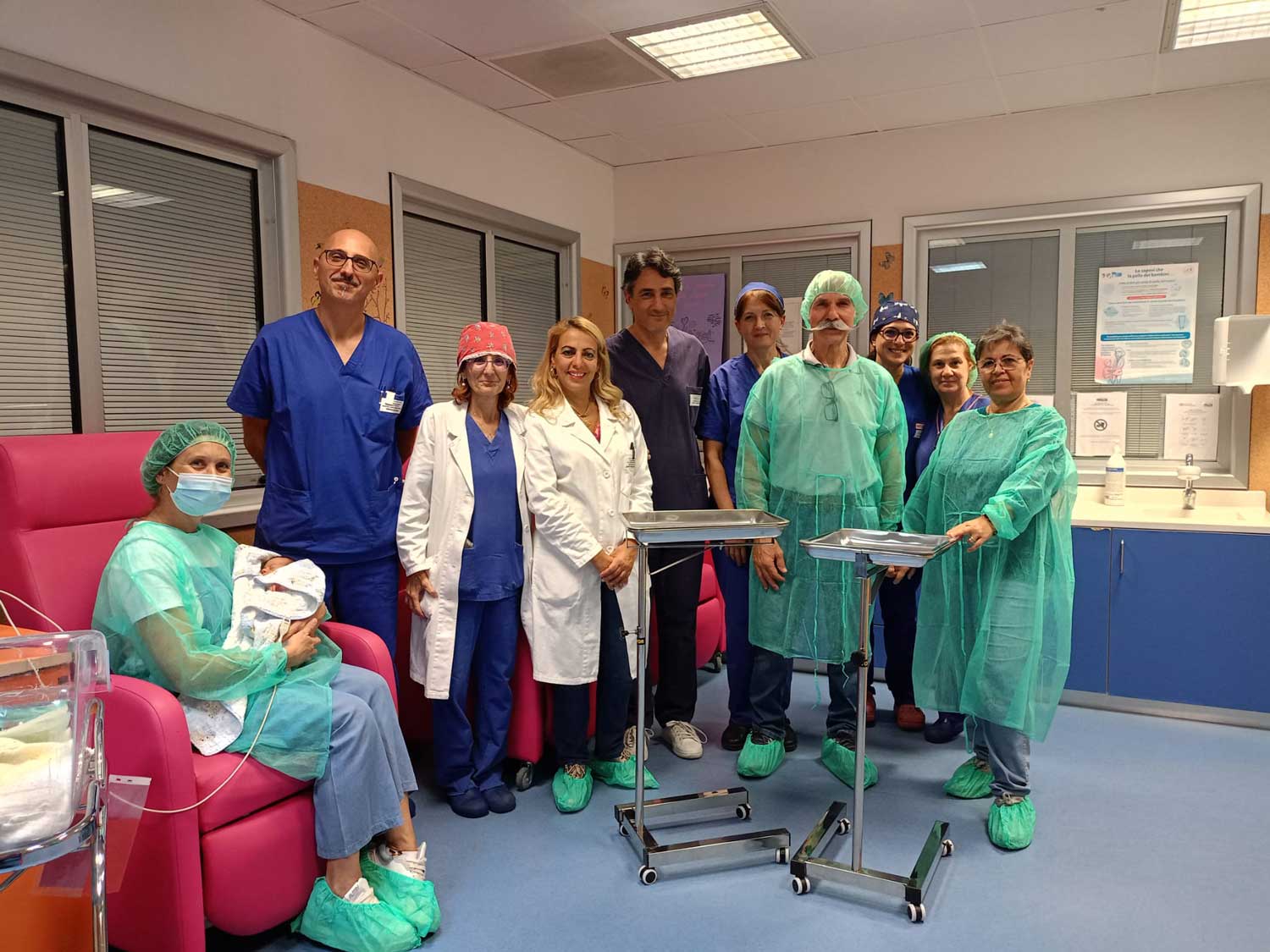 09 Ottobre 2024 – Donazione Carrelli Servitori al reparto di Neonatologia e TIN dell’Ospedale Garibaldi Nesima di Catania